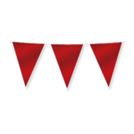 Party Flags foil - Ruby