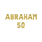 Foil balloon kit - Abraham 50