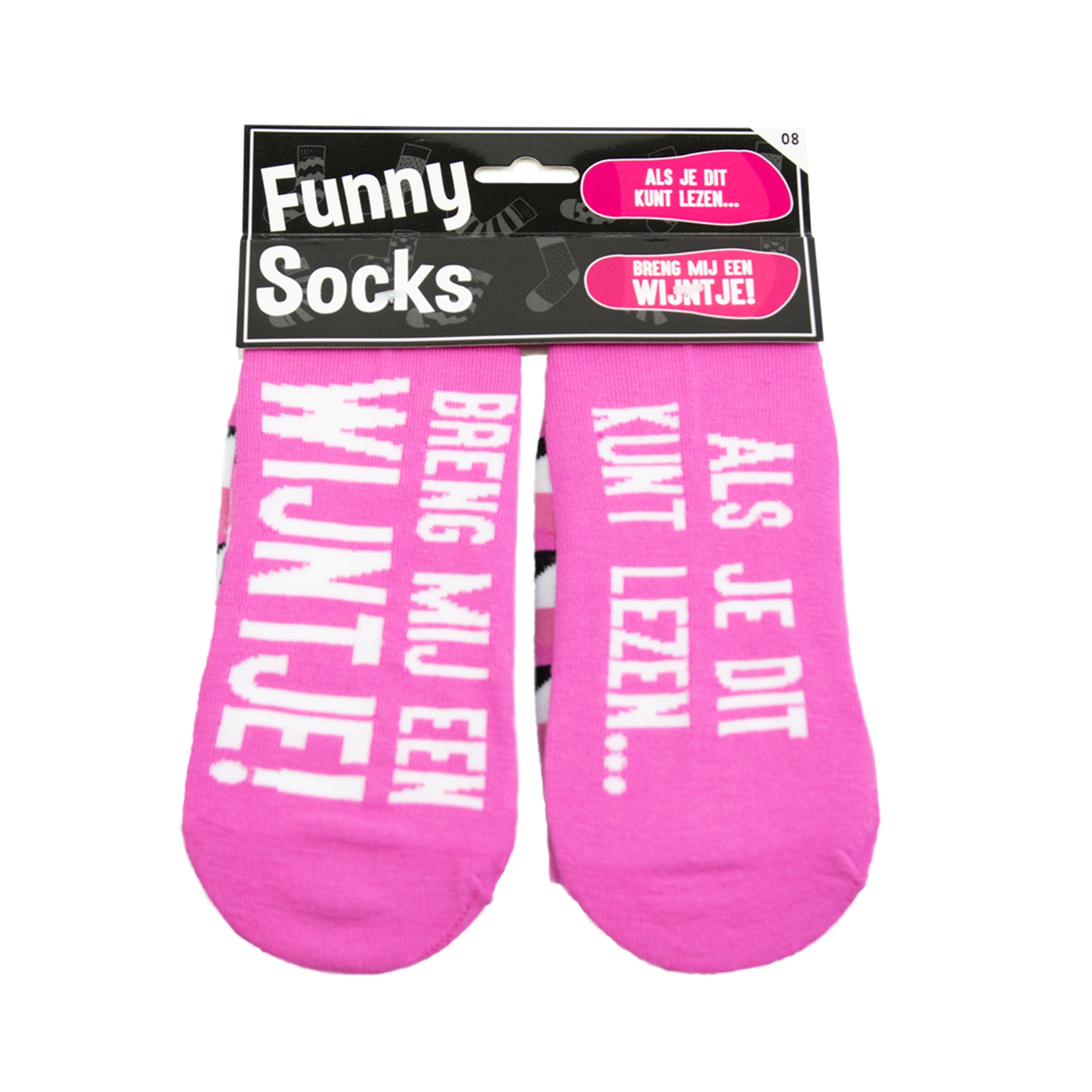 Funny socks - Breng mij een wijntje