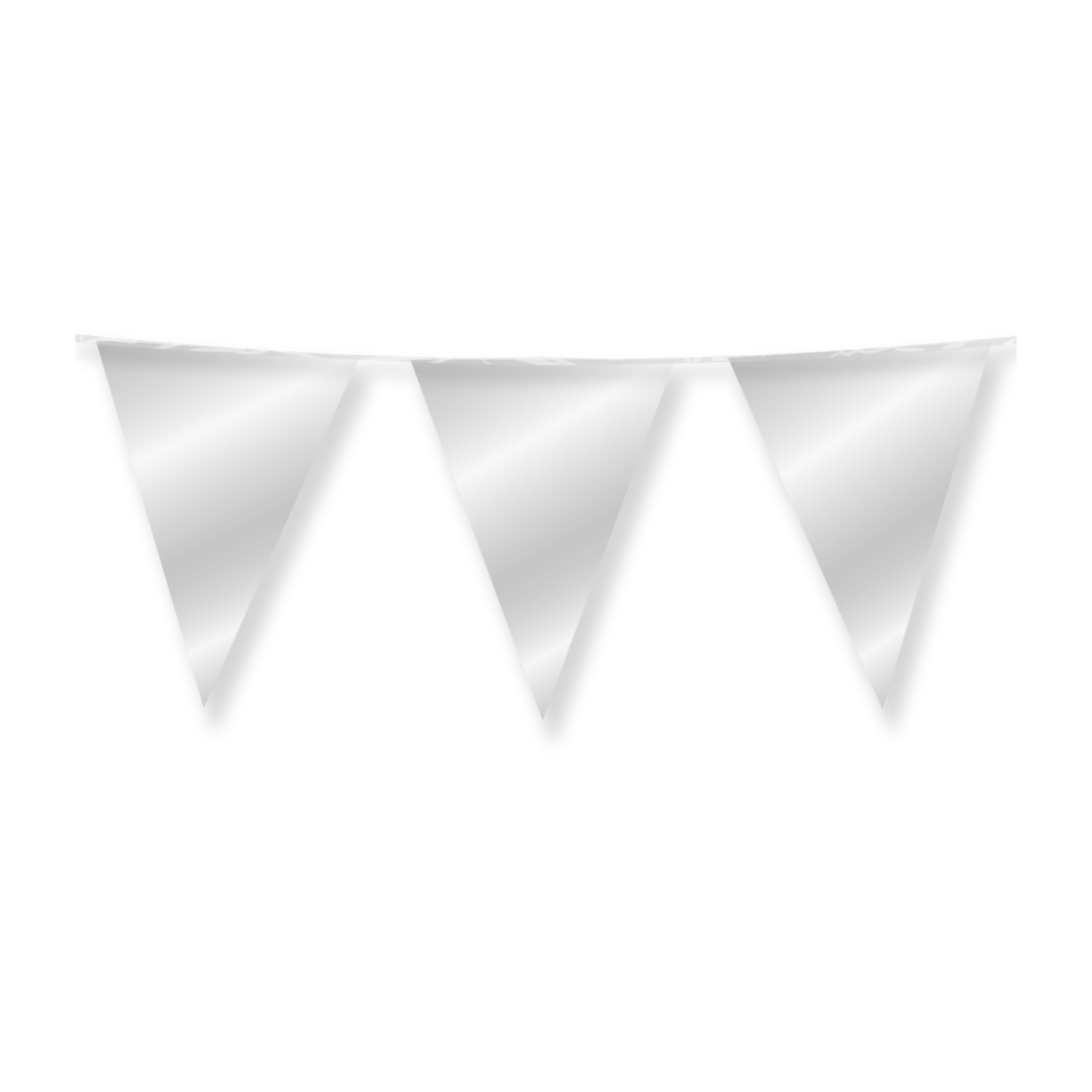 Party Flags foil - Silver