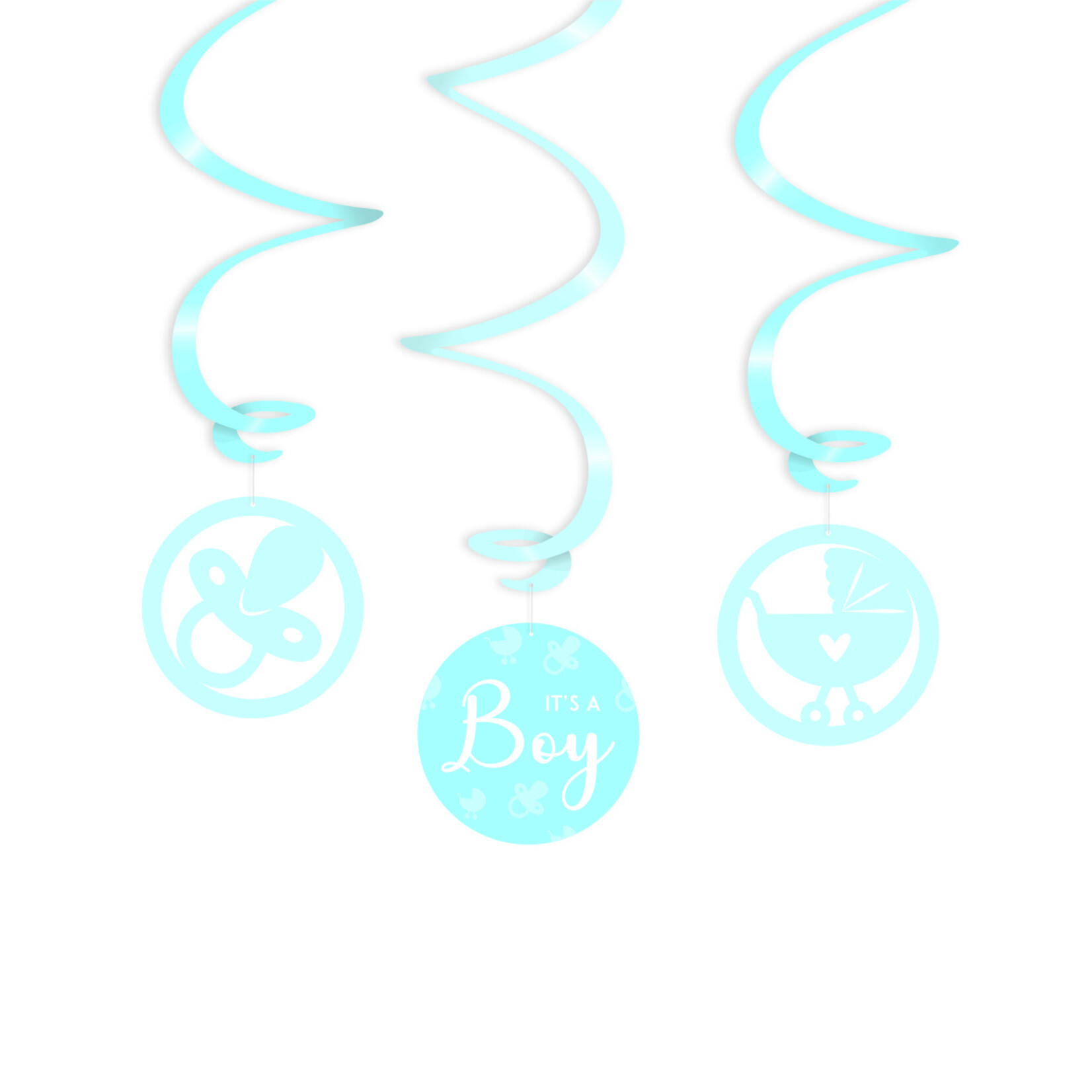 Swirl decoraties - It's a boy !