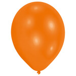50 Latex Balloons Standard Orange 27.5 cm / 11"