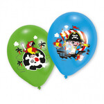 6 Latex Balloons Pirate 27.5 cm / 11"