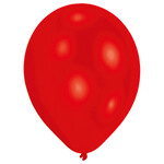 50 Latex Balloons Standard Red 27.5 cm / 11"