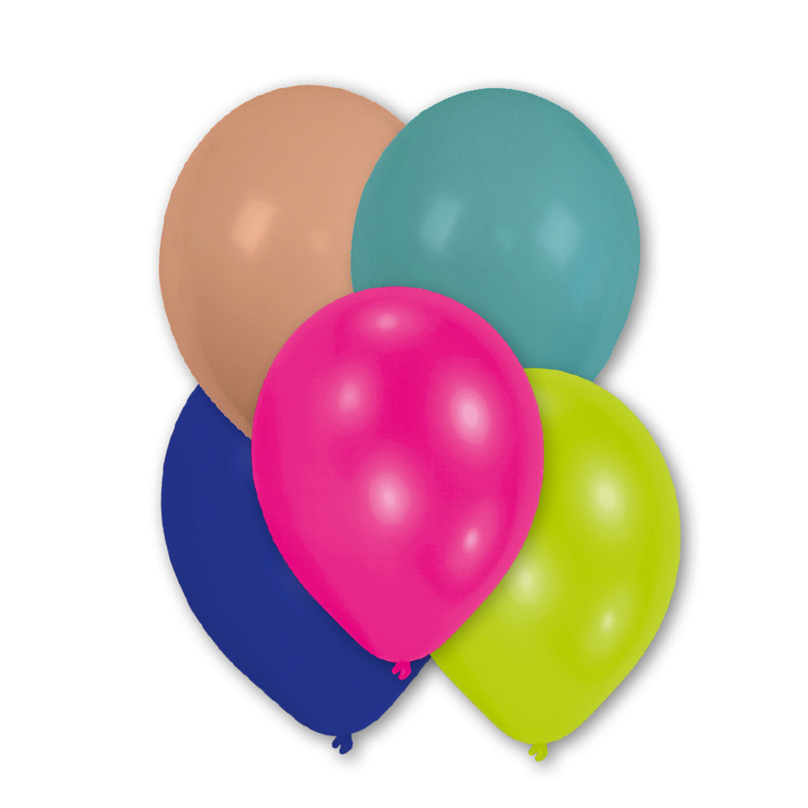 50 Latex Balloons Standard assorted 27.5 cm / 11"