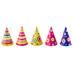 Party Cone Hat Carnival Paper Height 16 cm