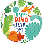 Standard Dino-Mite Party Foil Balloon S40 Packaged 43 cm