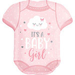 SuperShape Baby Girl Onesie Foil Balloon P35 Packaged 55 cm x 60 cm