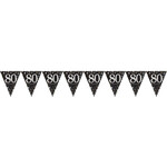 Pennant Banner 80 Sparkling Celebration Gold Foil 396.2 x 21.5 cm