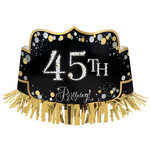 Crown Sparkling Gold Celebrations Personalizable Paper / Foil One Size