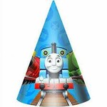 6 Party Cone Hats Thomas & Friends Paper Height 15.2 cm