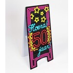 Neon Warning Sign - 50