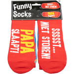 Funny socks - Papa slaapt sssst*