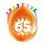 Ballonnen "65" 30cm 8st