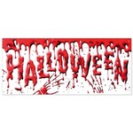 Halloween banner bloody