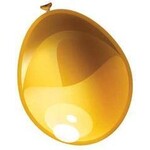 Ballonnen metallic goud (Ø30cm, 50st)