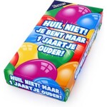 Tissuebox Huil niet je bent maar 1 jaartje ouder