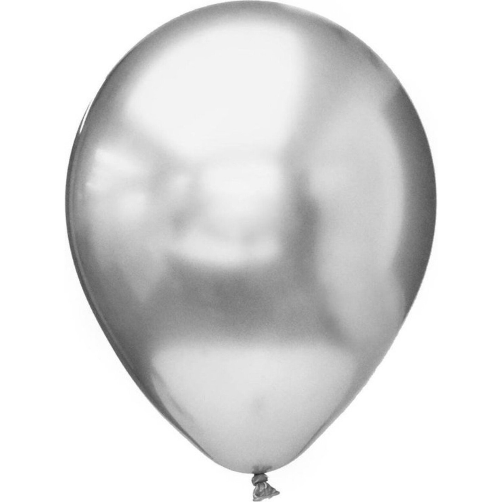 Ballon 11 inch Platinum Zilver per 12