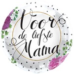 Folieballon 'Voor de liefste mama' - 45cm