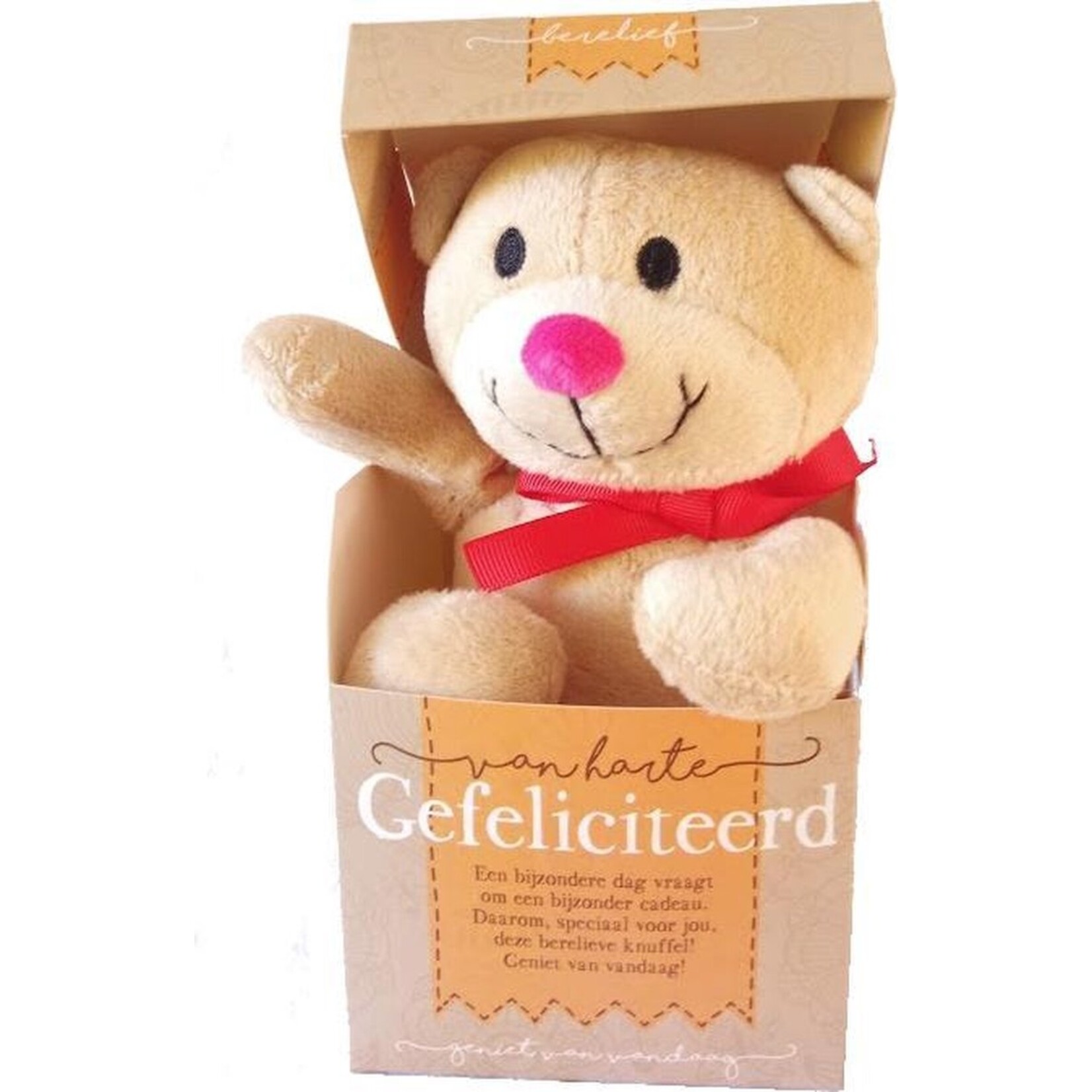 Geschenk beertje “ van harte gefeliciteerd “