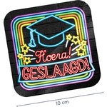 Neon onderzetters geslaagd