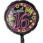 Neon Foil balloon - Sweet 16