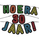 Neon slinger hoera 30 jaar