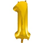 Foil balloon gold 1