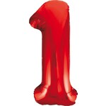 Foil balloon red 1