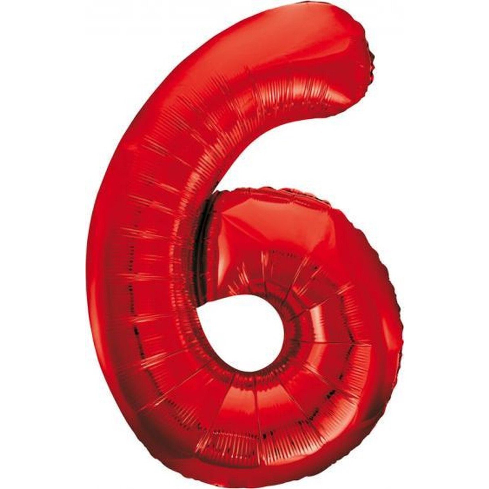 Foil balloon red 6