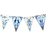 Party Flags foil - Delftsblauw