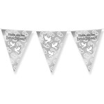 Party Flags foil - Hulde aan het bruidspaar