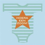 Servetten ''Hoera een zoon'' 33x33cm 20st