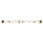 Letter Banner slinger paarden papier 140 x 15 cm