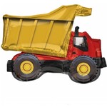 SuperShape Dump Truck Foil Balloon P35 Packaged 81 cm x 63 c