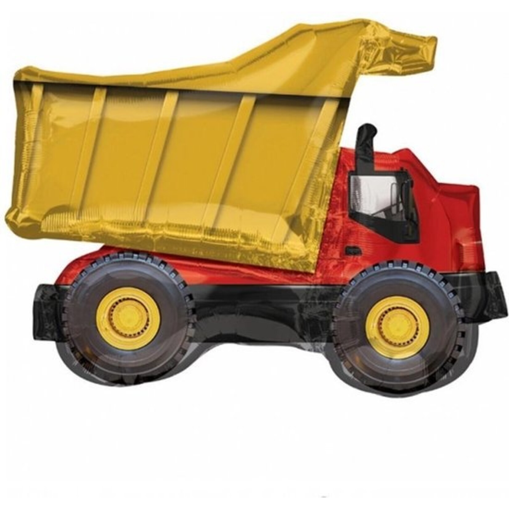SuperShape Dump Truck Foil Balloon P35 Packaged 81 cm x 63 c