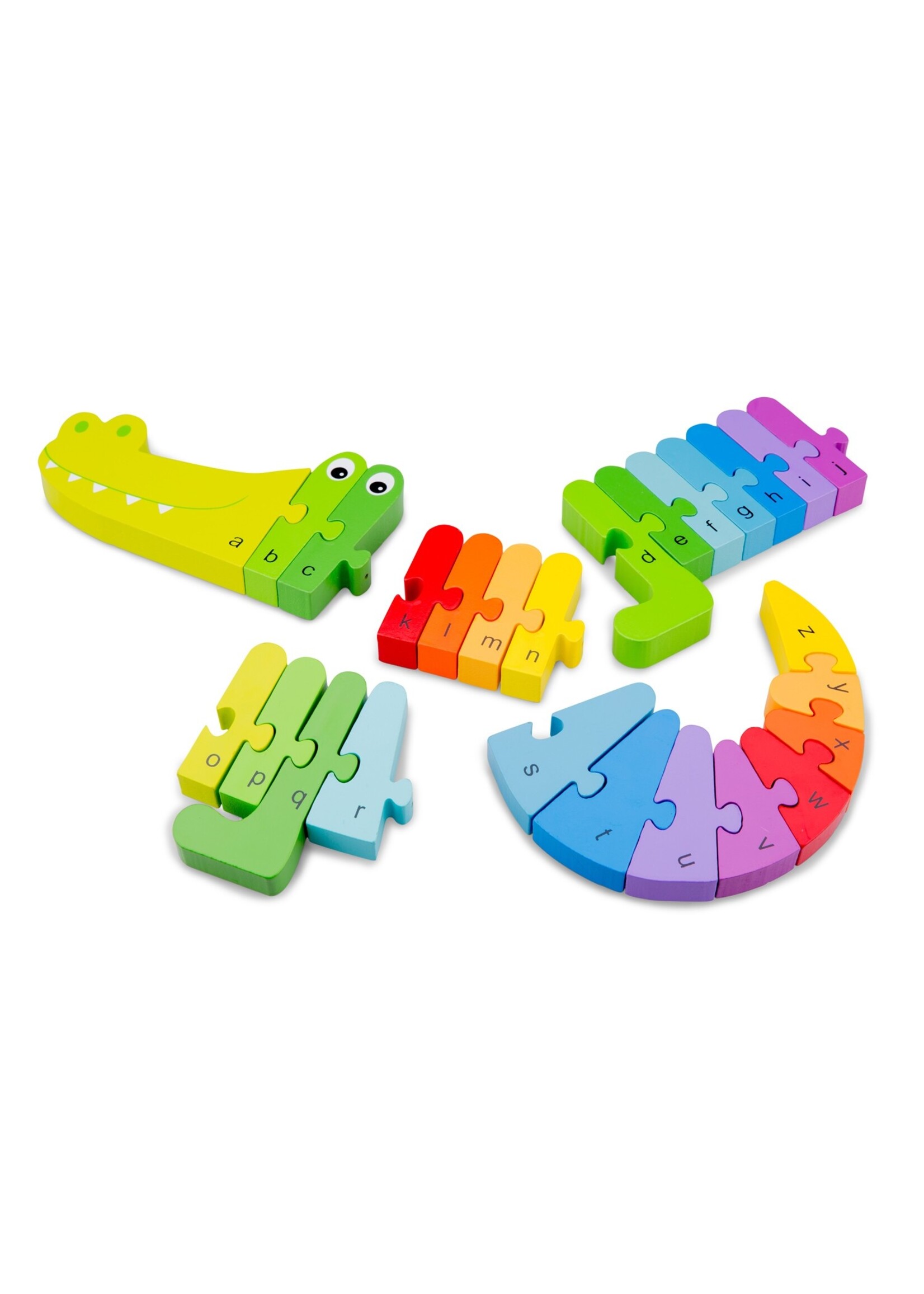 New Classic Toys New classic toys houten puzzel krokodil