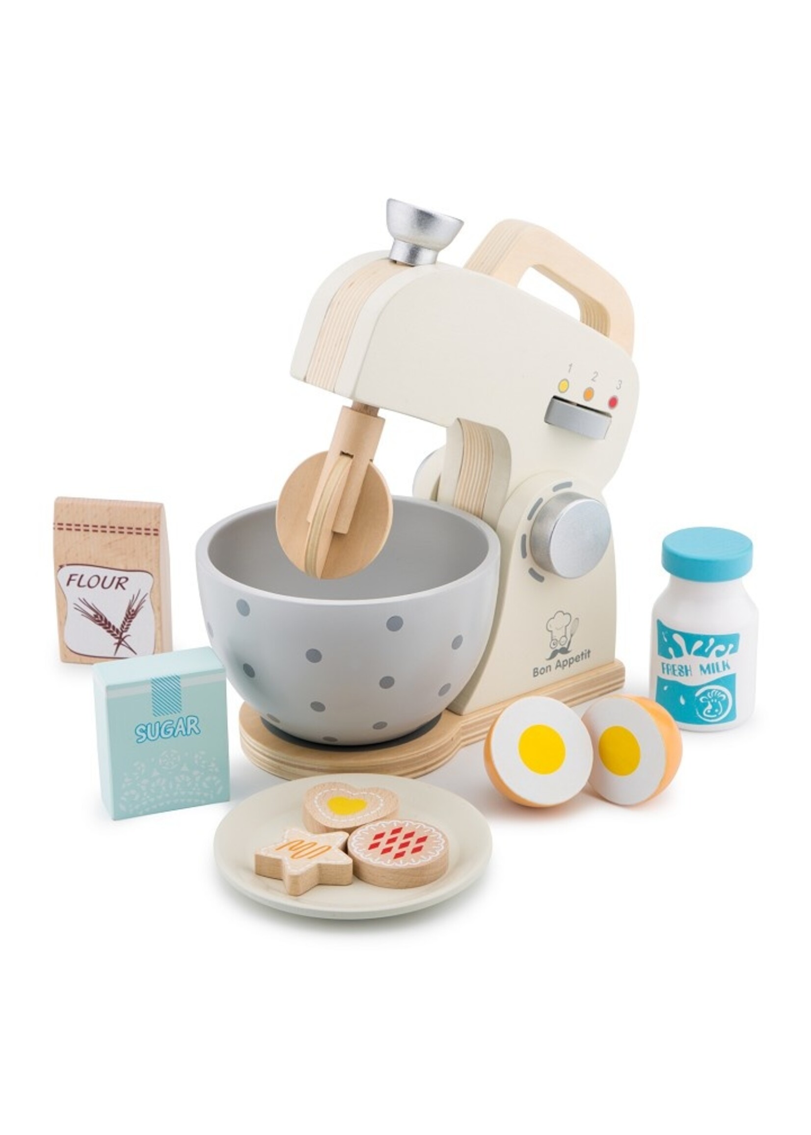 New Classic Toys New Classic Toys Mixer Set – Wit