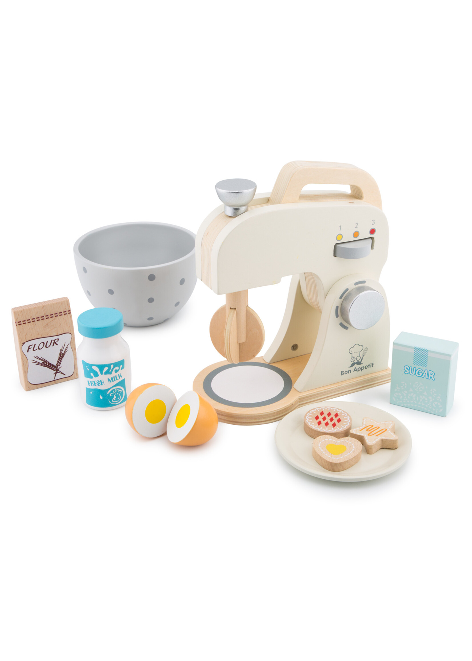 New Classic Toys New Classic Toys Mixer Set – Wit