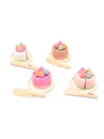 Magni Aps houten cup cake set van 4