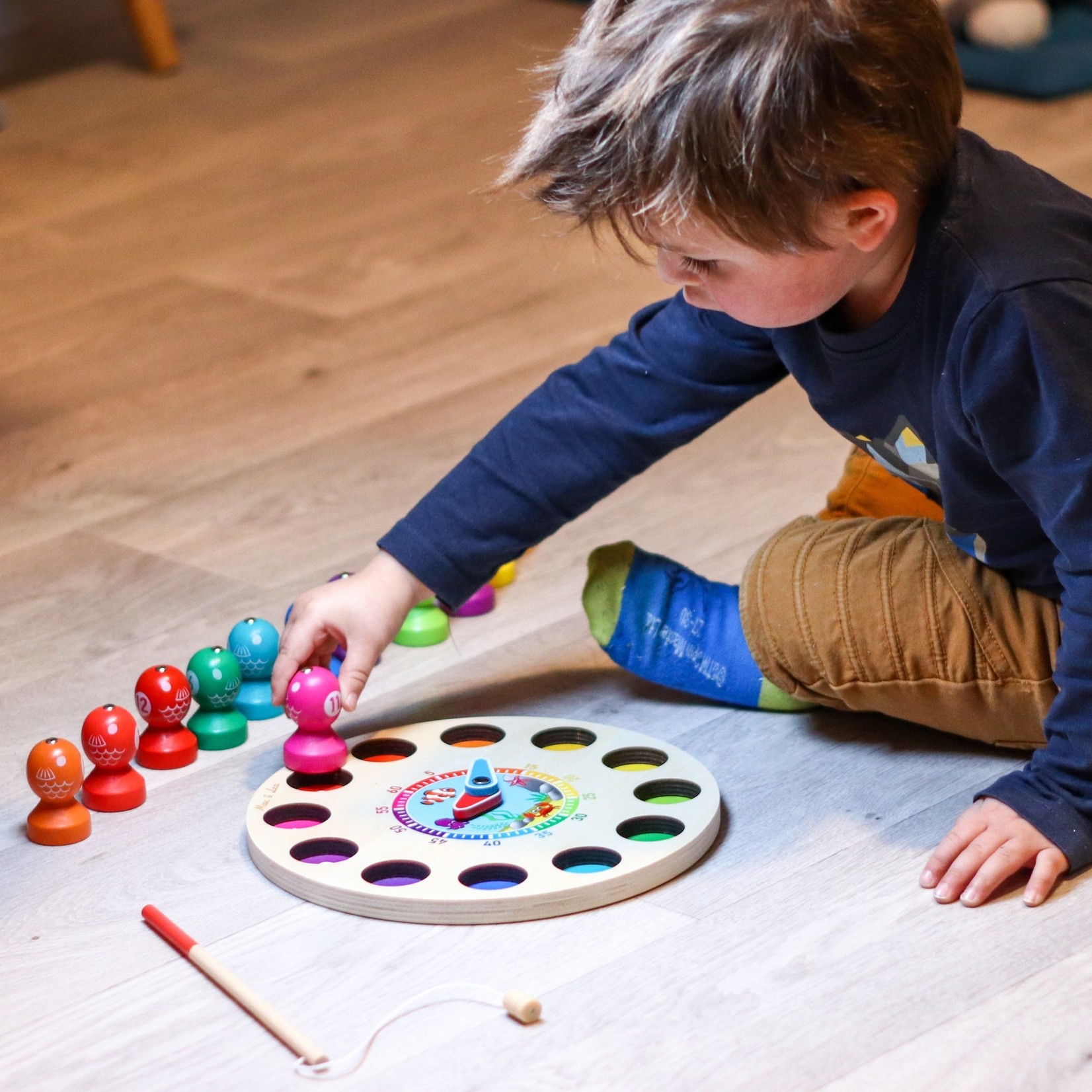 kan niet zien analoog Alternatief Houten klok speelbord - Louas