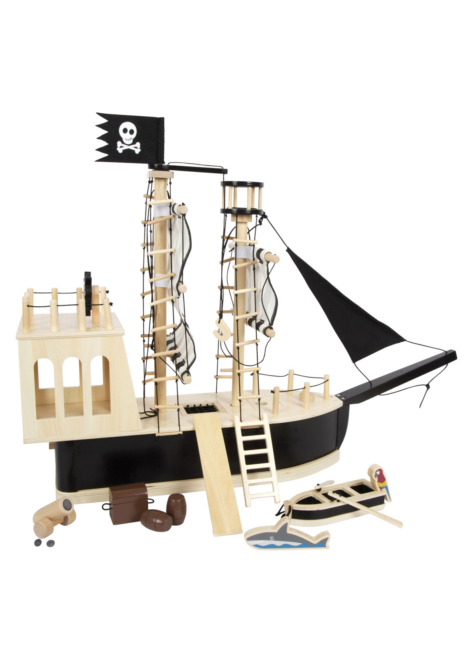 Small foot  Houten speelgoed poppenhuis piratenboot