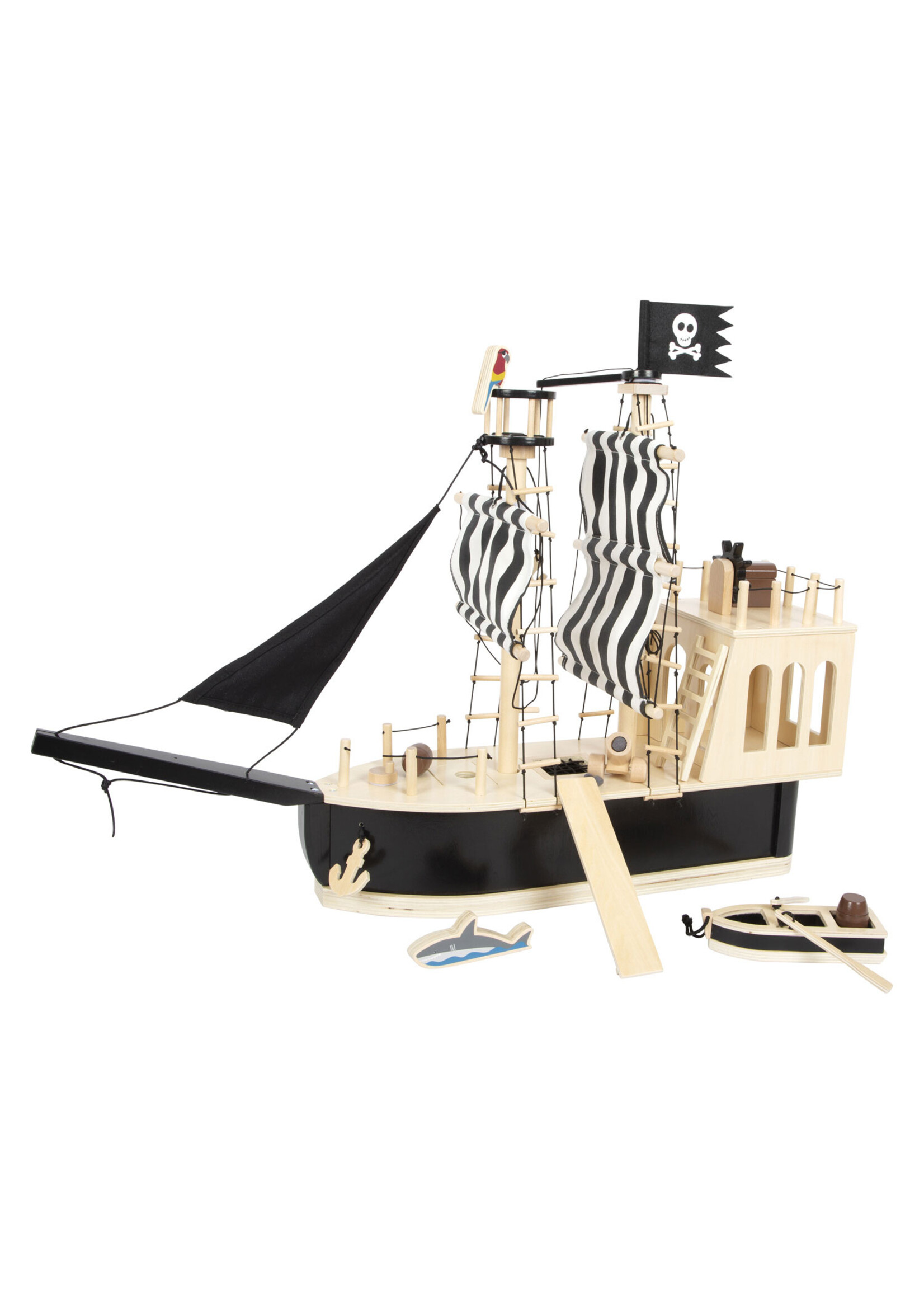 Small foot  Houten speelgoed poppenhuis piratenboot