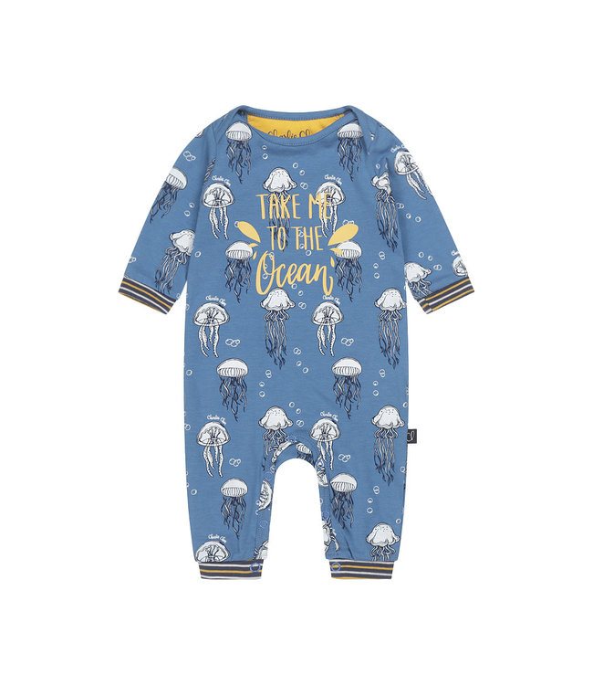 Charlie Choe Pyjamapakje lange mouw Ocean blauw