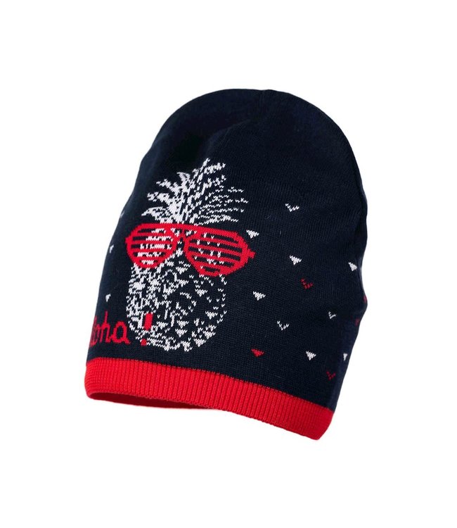 Jongensmuts met ananas rood