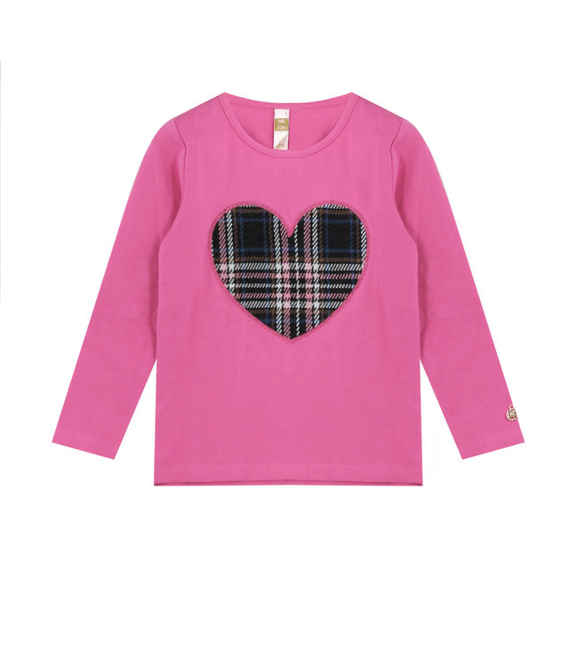 Vinrose Longsleeve Grace met geruit hart