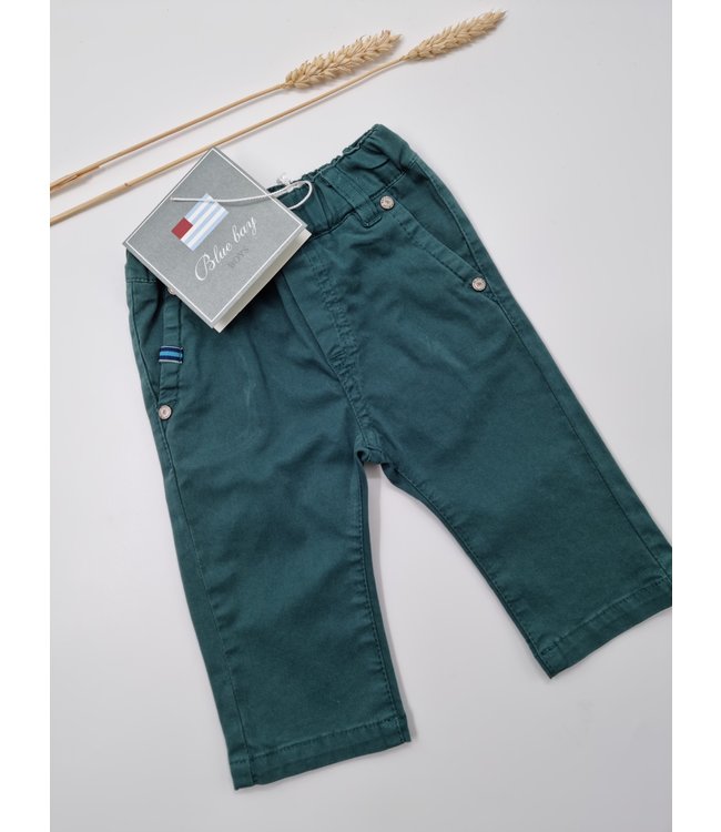 Chino broek petrolkleur