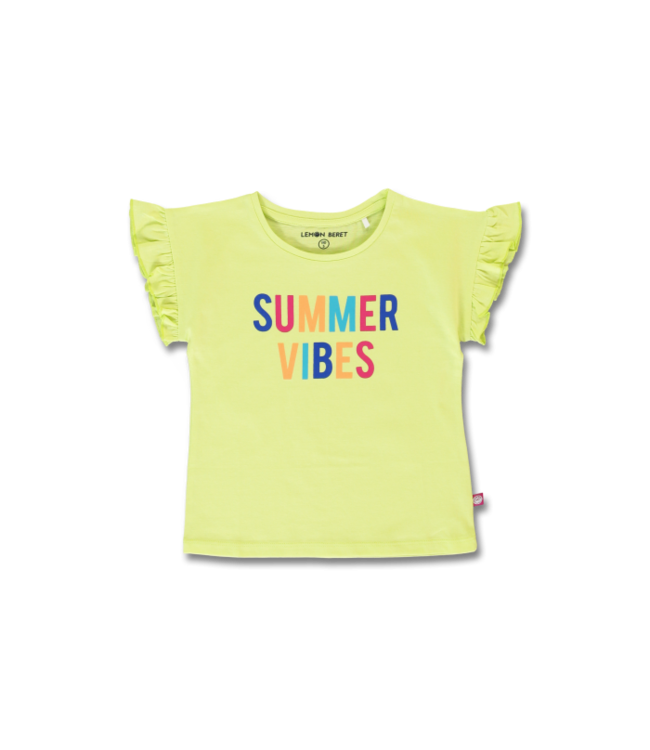 Lemon Beret Geel zomer tshirt summer vibes