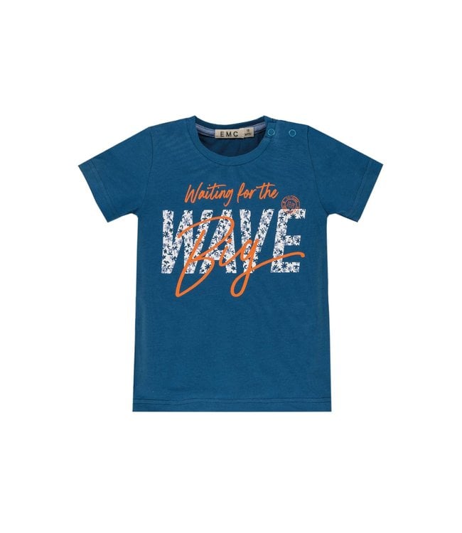 EMC Blauw tshirt Big Wave