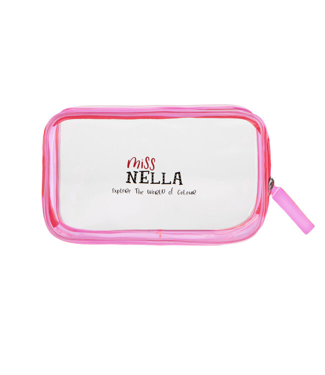 Miss Nella Pink Make-Up Tasje Transparant